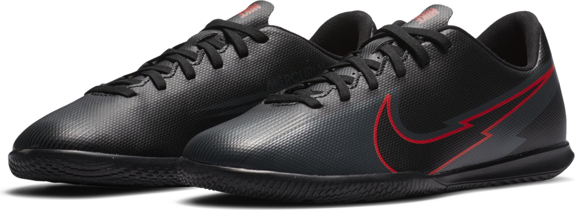 Nike Neymar Mercurial Vapor 13 Elite FG - Chrome/Black/Red Orbit - SoccerPro